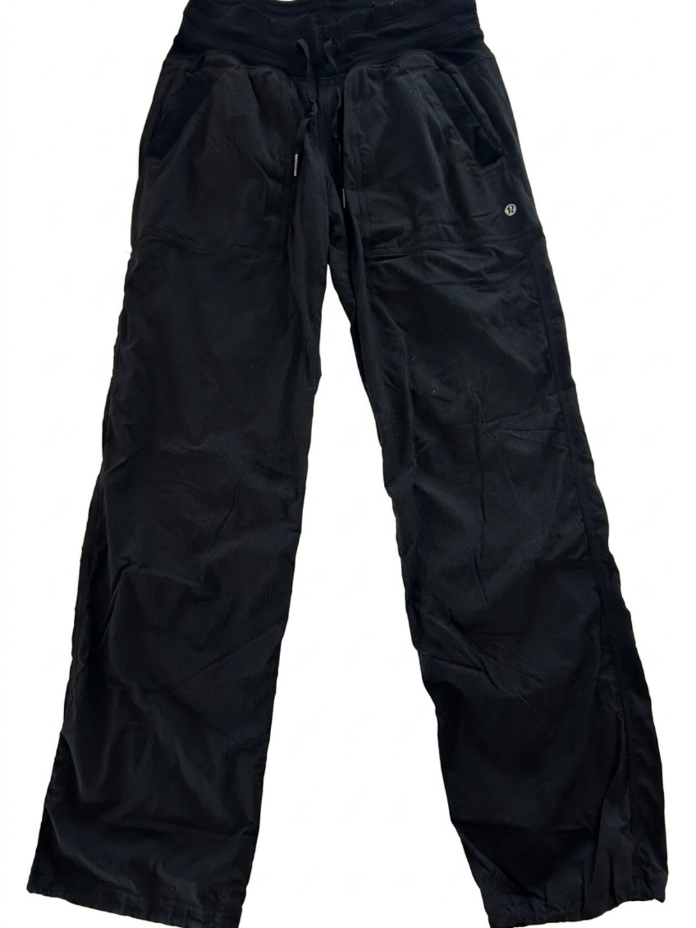 lululemon athletic Women’s Black Wide-Leg Sweatpants